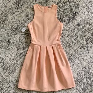 Aritzia Sunday Best Tartine Sleeveless Dress Peach